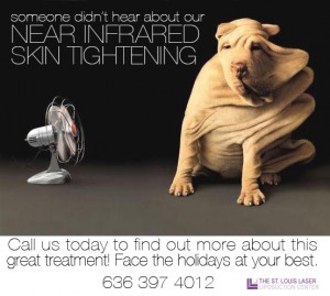 Ad For Near Infared Skin Tightening A comical Illustration advertising our near infared skin tightening procedure.
